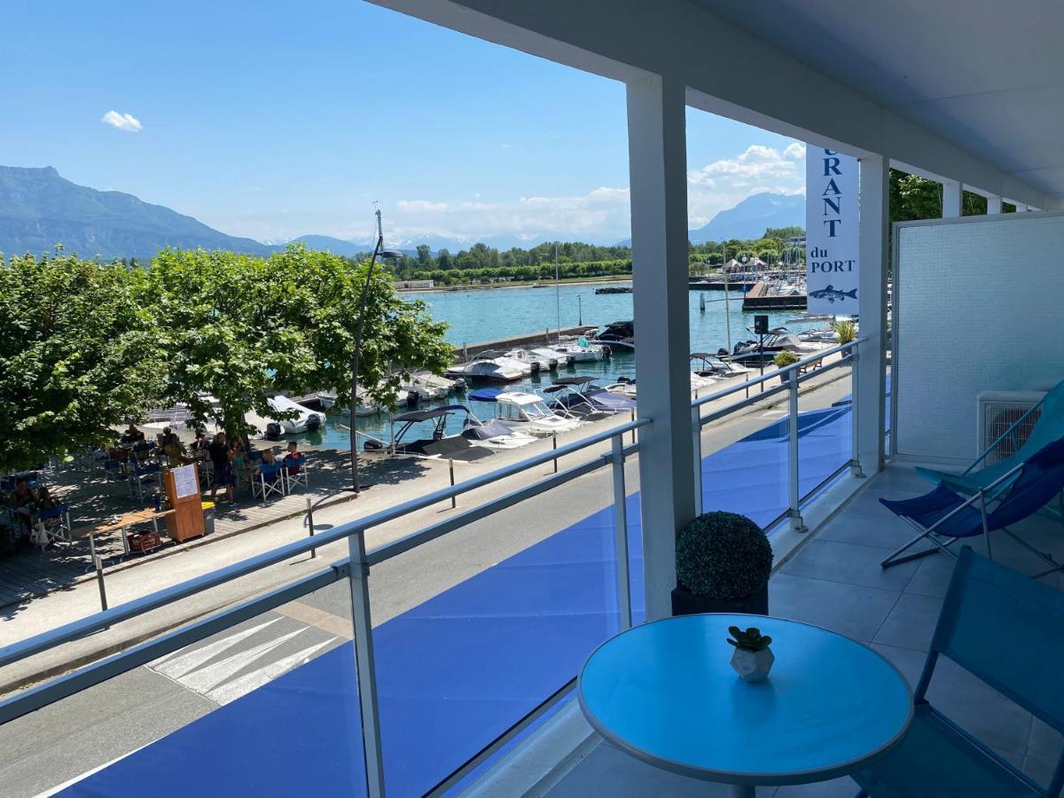 Les Suites Du Port Le Bourget-du-Lac Exteriör bild