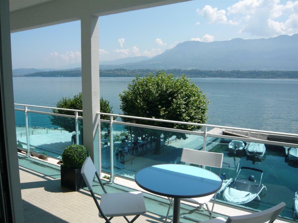 Les Suites Du Port Le Bourget-du-Lac Exteriör bild